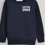 Scribbles Pre-School Uniform  Navy Sweat Shirt / Embroidered Logo - Pre-order May-25 - Image 2