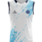 Silvermines GAA O’Neills Training Vest White Aqua (Kids/Adults) - Image 3