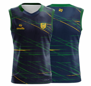 Toomevara GAA O'Neills Training Vest Marine/Green/Amber (Kids/Adults)