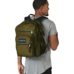 Jansport Big Student 34L Backpack School Bag Rucksack (Army Green) - Image 5