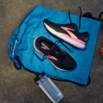 Brooks Ghost 16 Running Shoe  Black/Pink/Yellow  D - Wide fit (Ladies) - Image 11