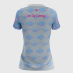 O'Neills Nenagh Éire Óg Camogie Club Training Jersey Grey Blue Pink (Kids/Adults) - Image 3