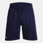 Under Armour Rival Fleece Shorts Navy (Men's) - Image 4