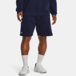 Under Armour Rival Fleece Shorts Navy (Men's) - Image 5