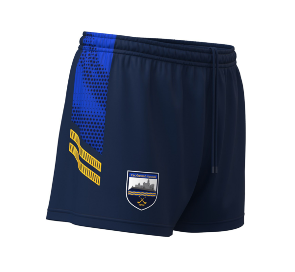 Gaelic Armour Tipperary CAMOGIE Shorts (printed) (Navy/Royal/Amber)