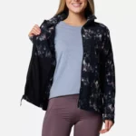 COLUMBIA FAST TREK Jacket -BLACK/PINK  (Womens) - Image 6