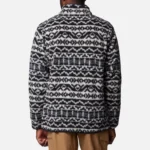 Columbia Rugged Ridge™ III Printed Sherpa Half Snap Fleece Top Black/White (Mens) - Image 3