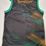 Burgess GAA O'Neills Training VEST Black/Green/Amber (Kids / Adults) - Image 5