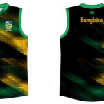 Burgess GAA O'Neills Training VEST Black/Green/Amber (Kids / Adults) - Image 3