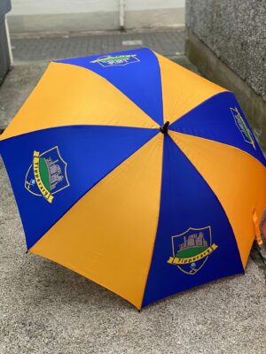 Tipperary GAA Golf Umbrella  60" Storm-Proof Royal Amber