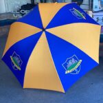 Tipperary GAA Golf Umbrella  60" Storm-Proof Royal Amber - Image 4