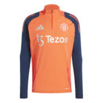 Adidas Man Utd FC  Half Zip Training Top Red/Bright Red/Indigo (Adults) - Image 2