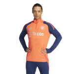 Adidas Man Utd FC  Half Zip Training Top Red/Bright Red/Indigo (Adults) - Image 4