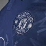 adidas Manchester Utd FC  Away Jersey Navy (Adults) - Image 13