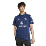 adidas Manchester Utd FC  Away Jersey Navy (Adults) - Image 4