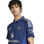 adidas Manchester Utd FC  Away Jersey Navy (Adults) - Image 7