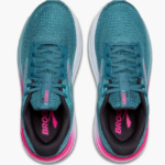GHOST MAX 2 RUNNING SHOE Wide Fit - Storm Blue/Knockout Pink/Aqua (Womens) - Image 8