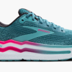 GHOST MAX 2 RUNNING SHOE Normal Width – Storm Blue/Knockout Pink/Aqua (Womens) - Image 2