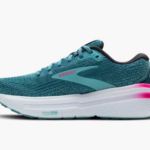 GHOST MAX 2 RUNNING SHOE Normal Width – Storm Blue/Knockout Pink/Aqua (Womens) - Image 4
