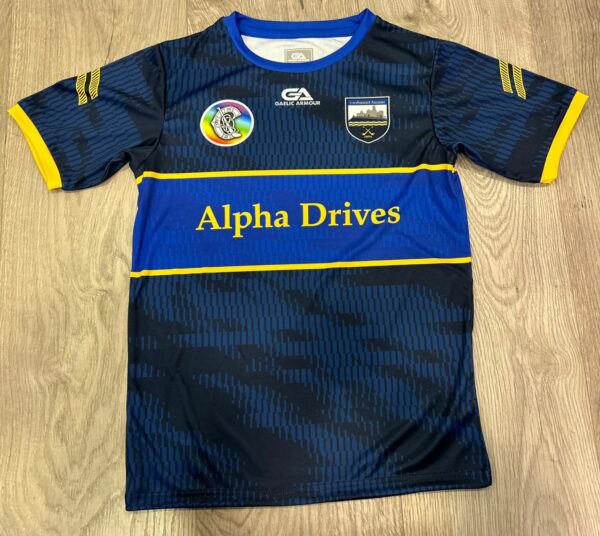Gaelic Armour Tipperary Camogie AWAY Jersey (Alpha Drives) Navy /Royal/Amber (Kids/Adults Ladies Fit)
