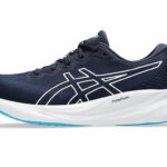 ASICS GEL-PULSE 15 Running Shoe Navy Midnight White (Mens) - Image 2