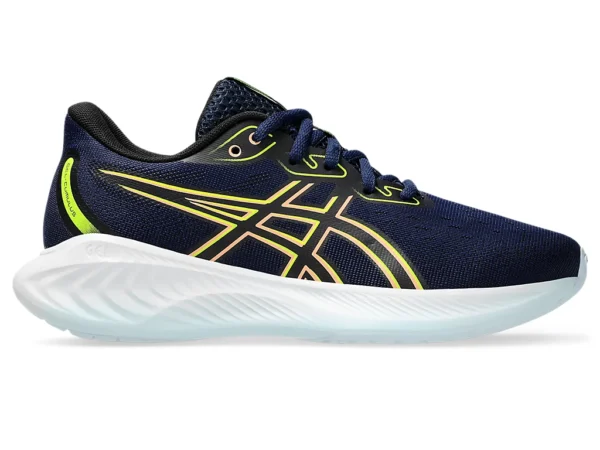 Asics Gel Cumulus 26 Grade School Running Shoe Navy Green (KIDS)