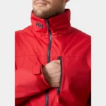 HELLY HANSEN Crew Mid Layer Jacket Red (Men's) - Image 2