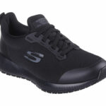 Skechers Work™ Squad SR Slip on Shoe Black (Women's) - Image 7
