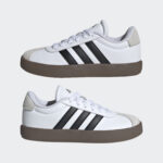 adidas VL Court  3.0 Shoe Cloud White / Core Black / Grey One (Kids) - Image 4