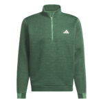 Adidas Golf Ultimate365 Dwr Textured Half Zip Sweatshirt Green (Men’s) - Image 7