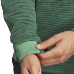 Adidas Golf Ultimate365 Dwr Textured Half Zip Sweatshirt Green (Men’s) - Image 2