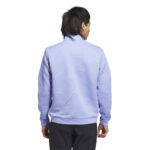 Adidas Ultimate365 Dwr Textured Quarter Zip Sweatshirt Blue (Mens) - Image 7
