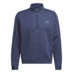 Adidas Golf  Ultimate365 Dwr Textured Half  Zip Sweatshirt Navy (Men's) - Image 2