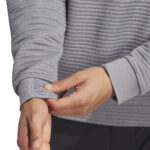 Adidas Ultimate365 Dwr Textured Quarter Zip Sweatshirt Grey (Mens) - Image 8