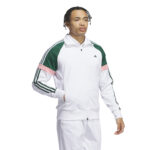 adidas Ultimate 365 Golf Track Jacket White/Green/Pink (Men's) - Image 6