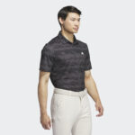 adidas Ultimate365 HEAT.RDY Stripe Golf Polo Shirt Carbon/Black (Men’s) - Image 6