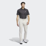 adidas Ultimate365 HEAT.RDY Stripe Golf Polo Shirt Carbon/Black (Men’s) - Image 7