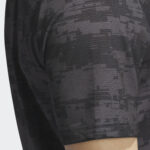 adidas Ultimate365 HEAT.RDY Stripe Golf Polo Shirt Carbon/Black (Men’s) - Image 9