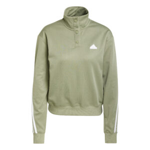 adidas ICONIC 3S Track Suit Top Green (Womens)