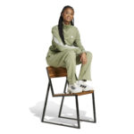 adidas ICONIC 3S Track Suit Top Green (Womens) - Image 4