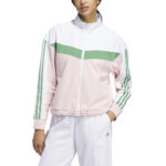 Adidas Ultimate 365 Twistknit Track Top  White/Green/Pink (Women's) - Image 11