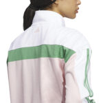 Adidas Ultimate 365 Twistknit Track Top  White/Green/Pink (Women's) - Image 6