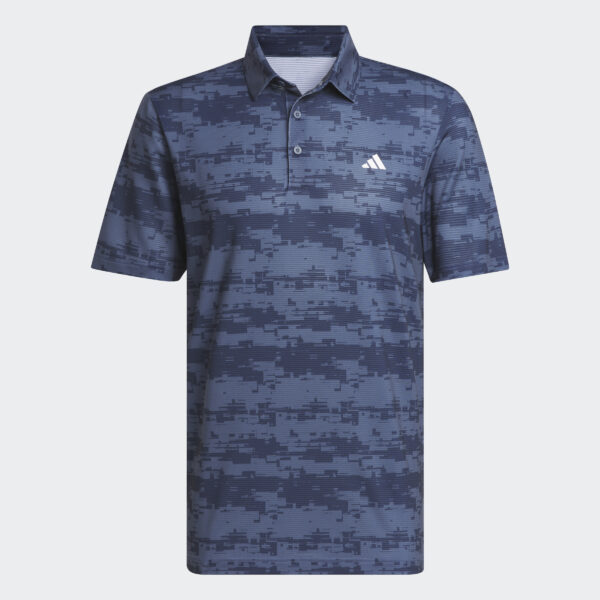 adidas  Ultimate365 HEAT.RDY Stripe Golf Polo Shirt  Preloved Ink / Collegiate Navy (Men's)