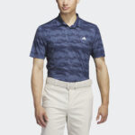 adidas  Ultimate365 HEAT.RDY Stripe Golf Polo Shirt  Preloved Ink / Collegiate Navy (Men's) - Image 4