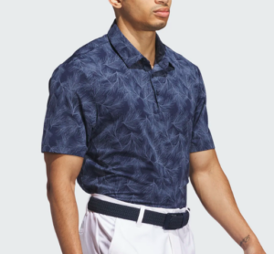 ADIDAS PINE PRINT POLO-NAVY