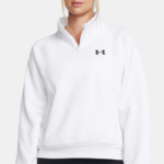 Under Armour UA Armour Fleece® Pro ½ Zip Top White (Women’s) - Image 5