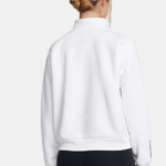 Under Armour UA Armour Fleece® Pro ½ Zip Top White (Women’s) - Image 4