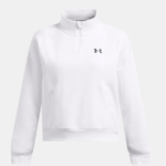 Under Armour UA Armour Fleece® Pro ½ Zip Top White (Women’s) - Image 2