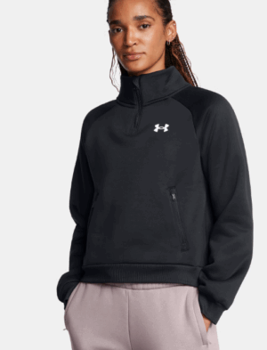 Under Armour UA Armour Fleece® Pro ½ Zip Top Black (Women's)