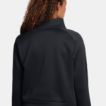 Under Armour UA Armour Fleece® Pro ½ Zip Top Black (Women's) - Image 5